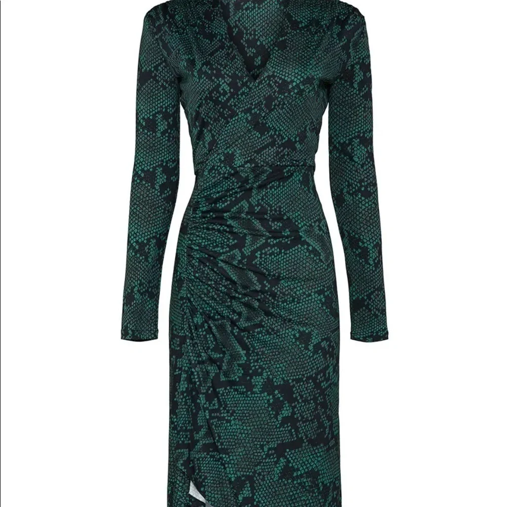 Atlein Green Snake Print Dress - Picture 8 of 10